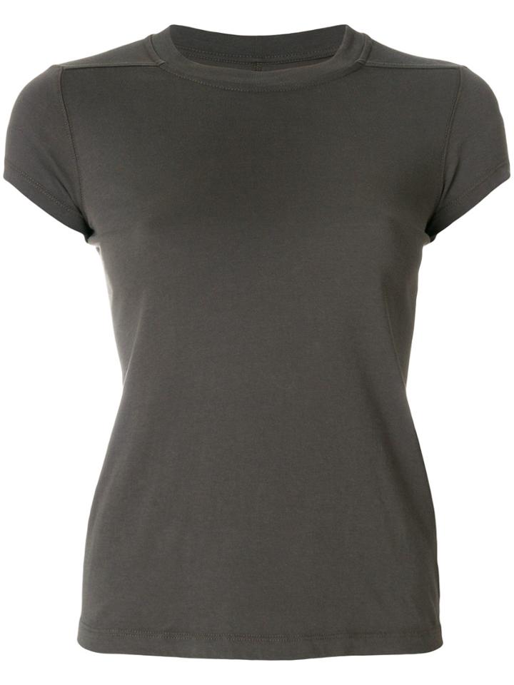 Rick Owens Classic Minimalist Style T-shirt - Grey
