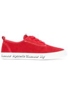 Hysteric Glamour Side Logo Lace-up Sneakers - Red
