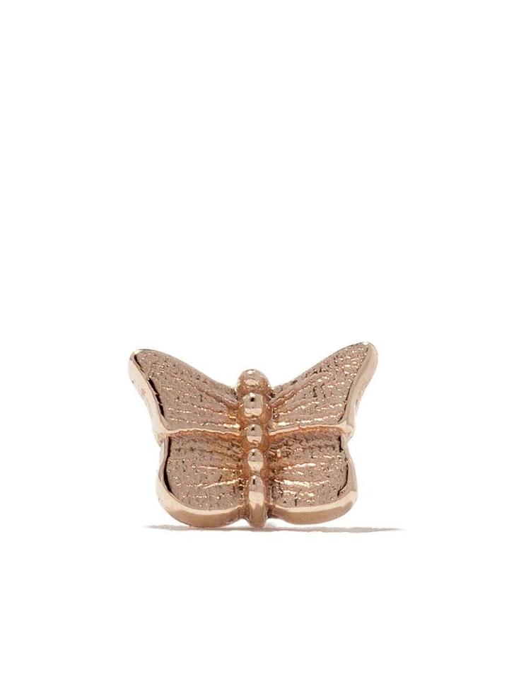 Kismet By Milka 14kt Rose Gold Butterfly Piercing Stud