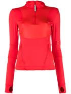 Adidas By Stella Mccartney Run Long Sleeve Top - Red
