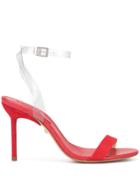 Schutz Ankle Strap Sandals - Red