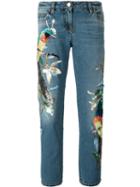 Roberto Cavalli Sequinned Jeans, Women's, Size: 38, Blue, Cotton