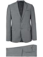 Armani Collezioni Three-piece Suit, Men's, Size: 48, Grey, Acetate/viscose/virgin Wool