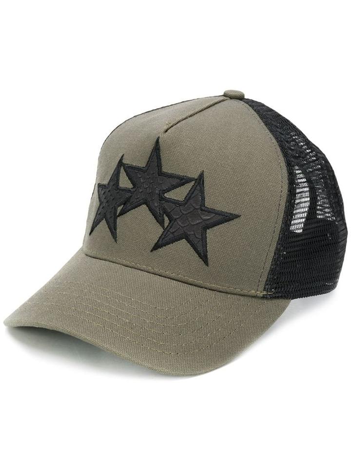 Amiri Star Embroidery Baseball Cap - Green