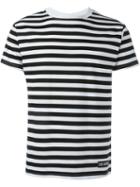 Les (art)ists Striped T-shirt, Men's, Size: Large, Black, Cotton