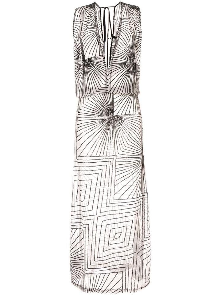 Taylor Bias Infinite Dress - White