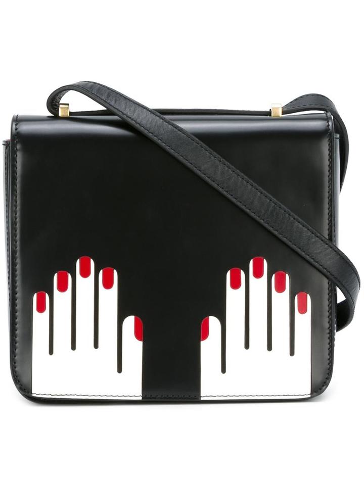 Lulu Guinness Medium 'marcie' Crossbody Bag, Women's, Black