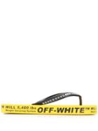 Off-white Industrial Flip Flops - Yellow
