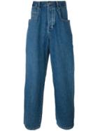 Martine Rose 'jean Wide Leg' Jeans, Adult Unisex, Size: Small, Blue, Cotton