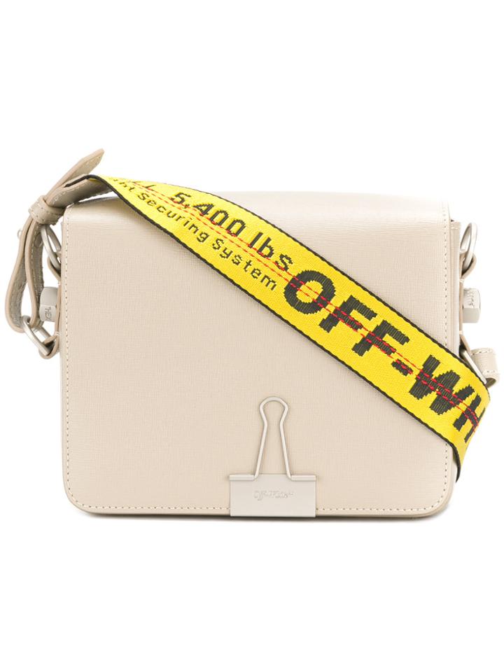Off-white Industrial Shoulder Strap Shoulder Bag - Nude & Neutrals