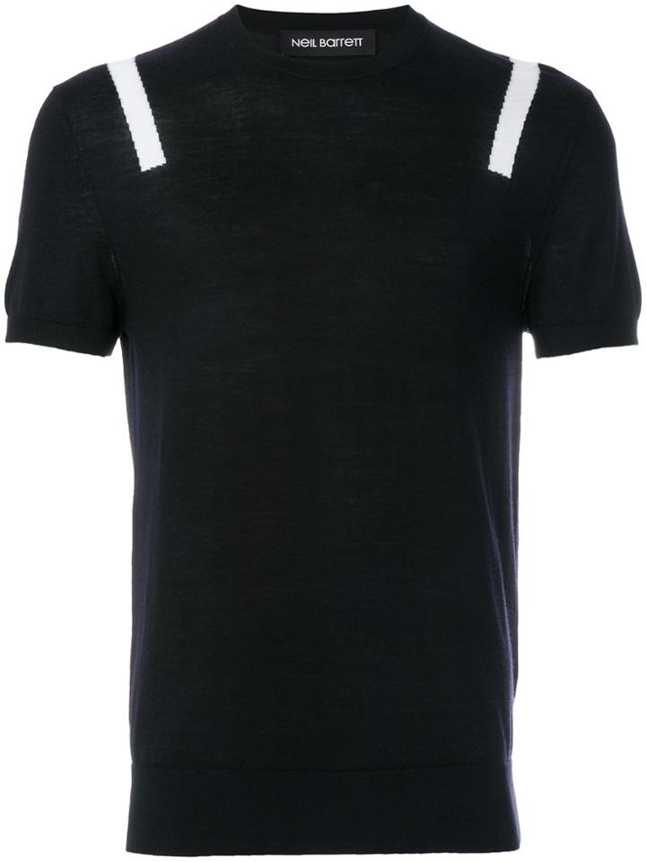 Neil Barrett Chic Design T-shirt - Blue