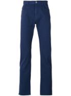 Armani Jeans - Slim-fit Chinos - Men - Cotton/spandex/elastane - 32, Blue, Cotton/spandex/elastane