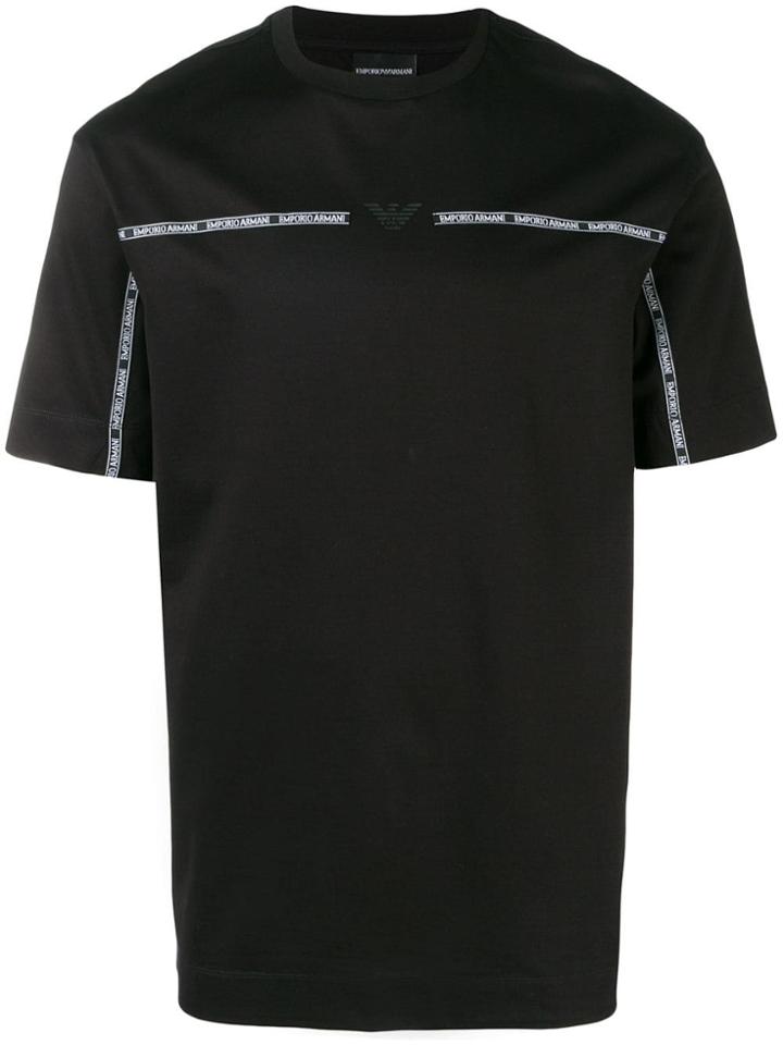 Emporio Armani Logo Band T-shirt - Black