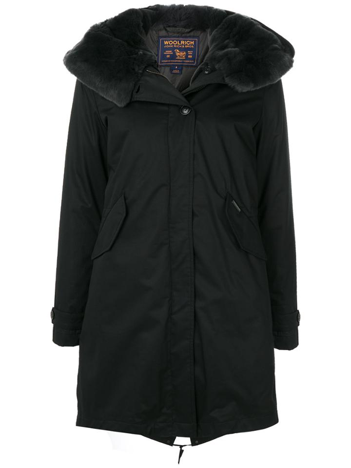 Woolrich Scarlett Eskimo Parka Coat - Blue