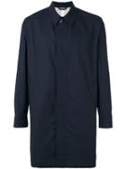 Ami Alexandre Mattiussi Classic Raincoat, Men's, Size: Large, Blue, Cotton