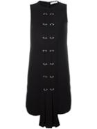 J.w.anderson Piercing Detail Dress, Women's, Size: 10, Black, Polyester/triacetate