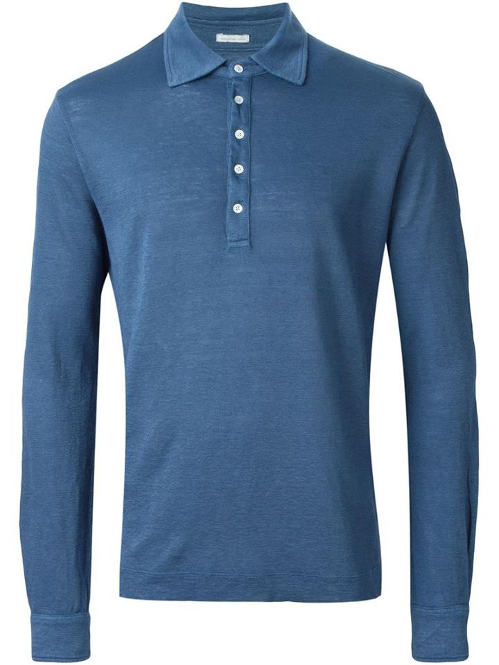 Massimo Alba Long Sleeve Polo Shirt