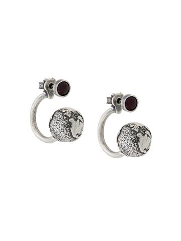 Midgard Paris Earth And Moon Earrings - Metallic