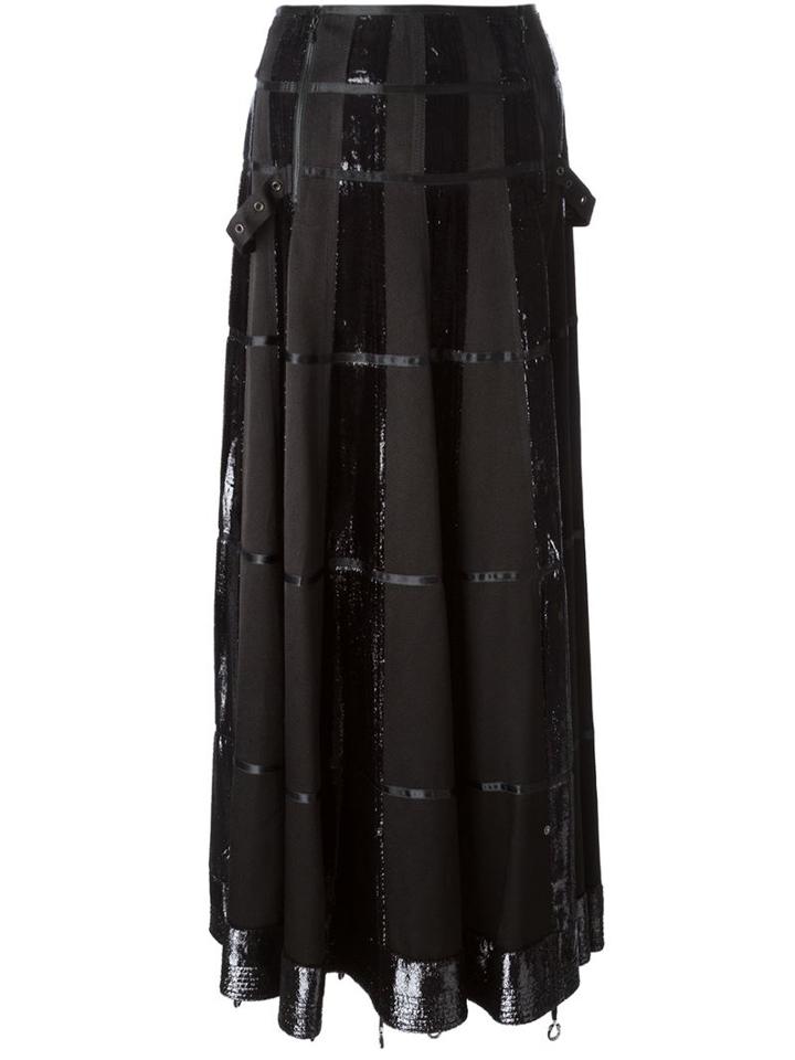 Christian Dior Vintage Panelled Long Skirt