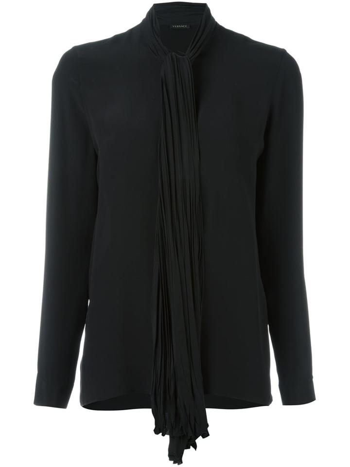 Versace Tied Ribbon Blouse