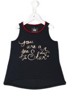 Armani Junior Starfish Print Tank Top, Toddler Girl's, Size: 4 Yrs, Blue