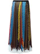 Mary Katrantzou Animal Ties Uni Skirt, Women's, Size: 14, Polyester/silk