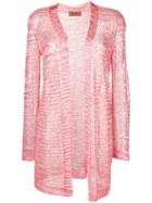 Missoni Sheer Sequin Cardigan - Pink
