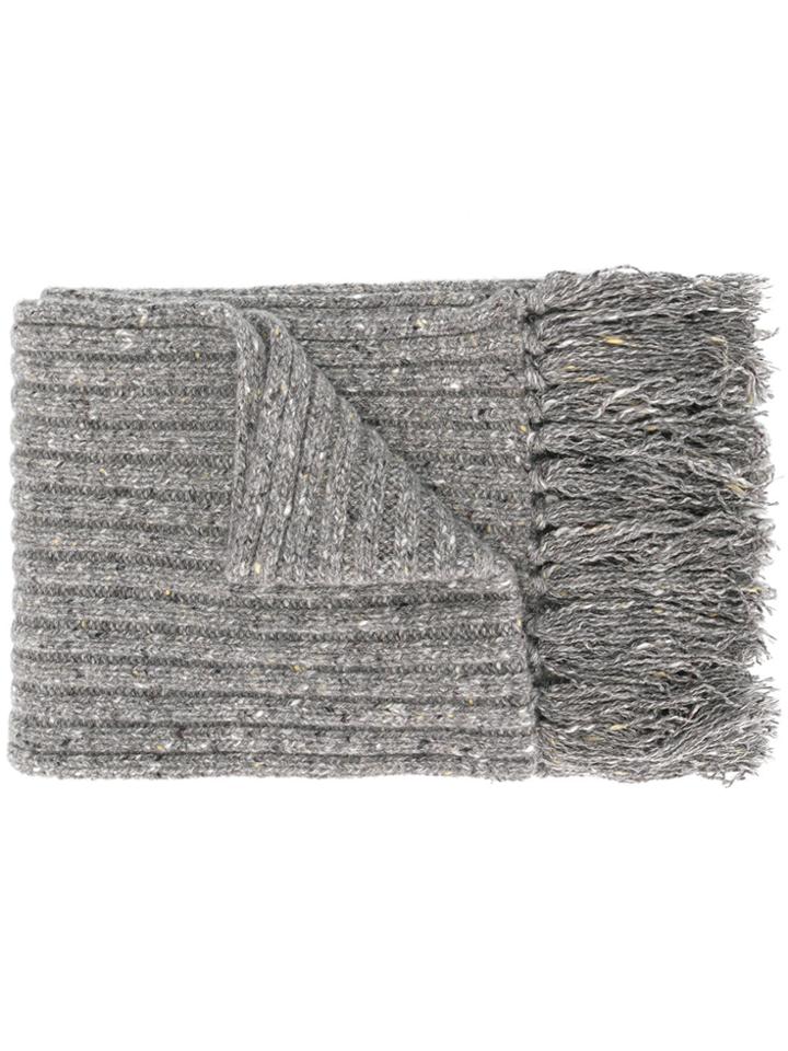 Marc Jacobs Knitted Scarf - Grey
