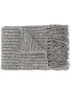 Marc Jacobs Knitted Scarf - Grey