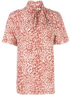 Baum Und Pferdgarten Meckenzie Leopard Print Blouse - Red