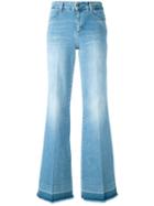 Stella Mccartney 70's Flared Jeans, Women's, Size: 30, Blue, Cotton/spandex/elastane/polyester