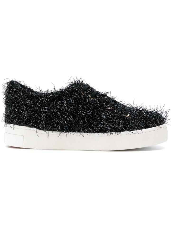 Suecomma Bonnie Tinsel Sneakers - Black