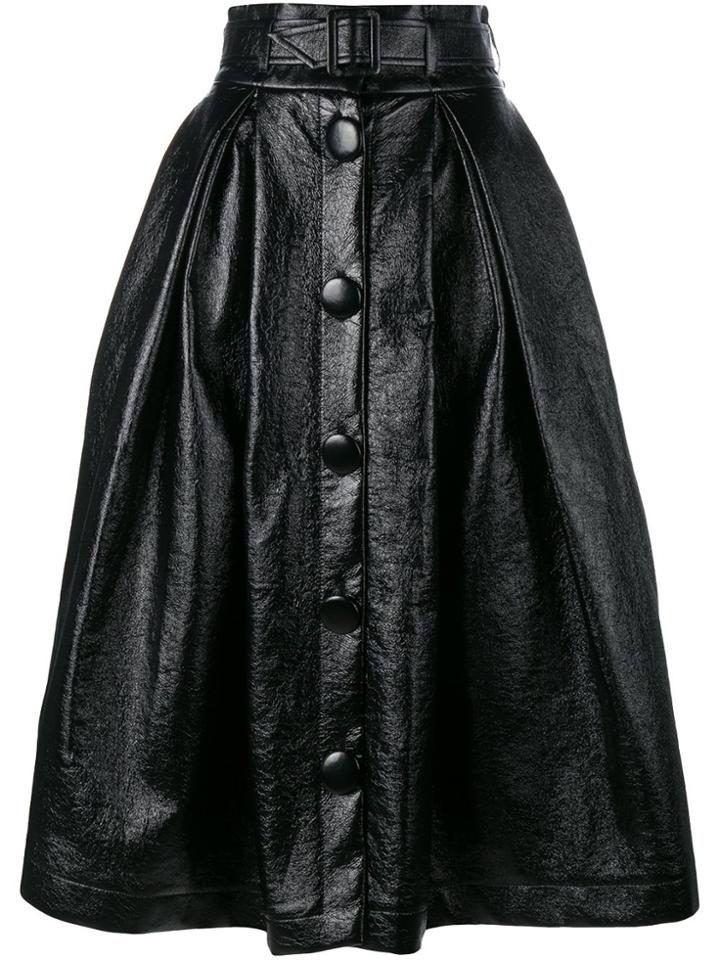 A.w.a.k.e. Belted Full Skirt - Black