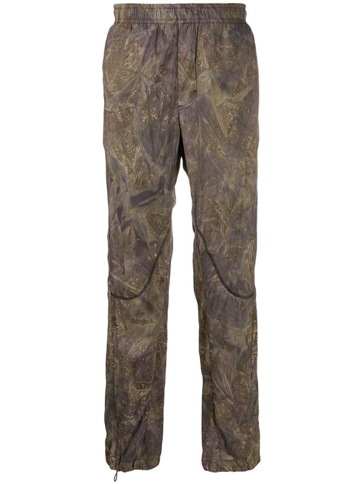 1017 Alyx 9sm Digital Print Tapered Trousers - Brown