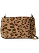 Jérôme Dreyfuss Bobi Leopard Print Bag, Women's, Brown, Cotton/lamb Skin/calf Hair