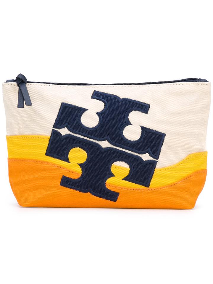 Tory Burch - Beach Logo Clutch - Women - Polyester/other Fibers - One Size, Polyester/other Fibers