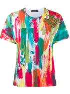 Mr & Mrs Italy Abstract Print T-shirt - Green