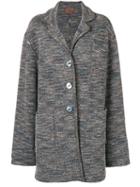Missoni Pre-owned 1980's Loose Knitted Coat - Blue