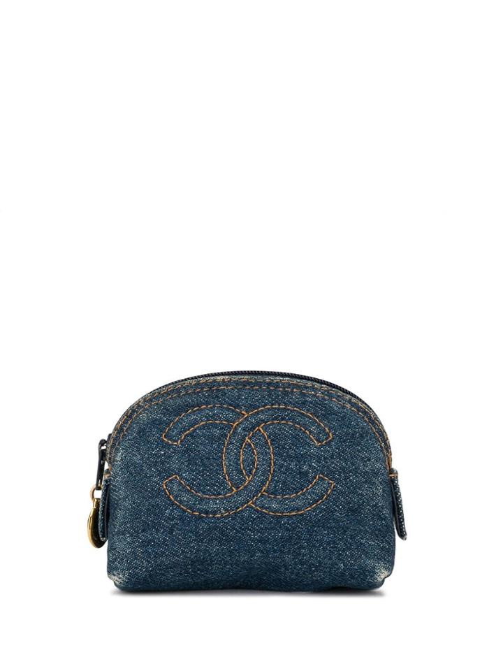 Chanel Pre-owned Cc Coin Purse - Blue
