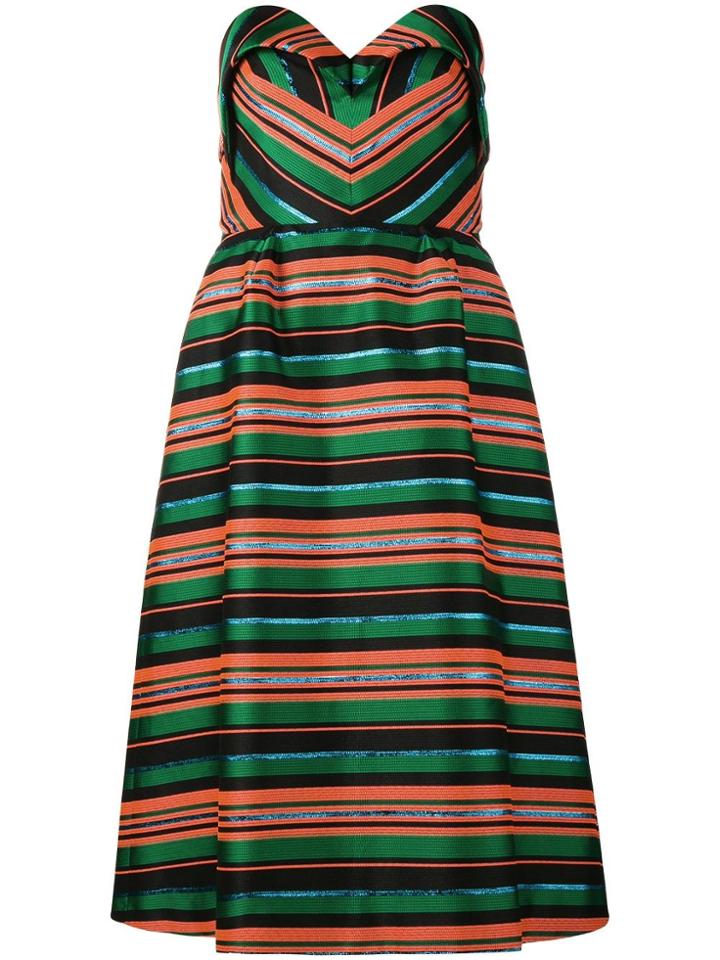 Delpozo Striped Dress - Multicolour