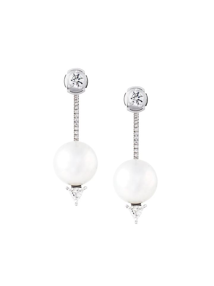 Delfina Delettrez 'dot & Pearl' Diamond Earring