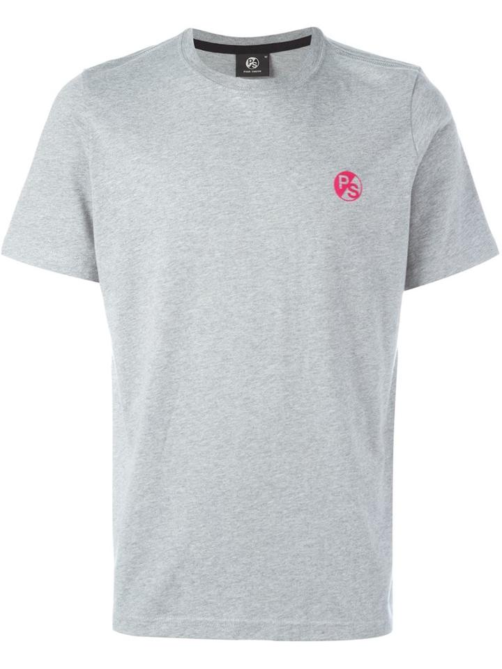 Ps By Paul Smith Round Neck T-shirt, Men's, Size: Xxl, Grey, Cotton
