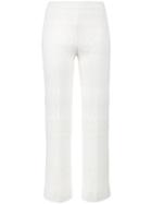 Missoni Chevron Knit Flared Trousers - White