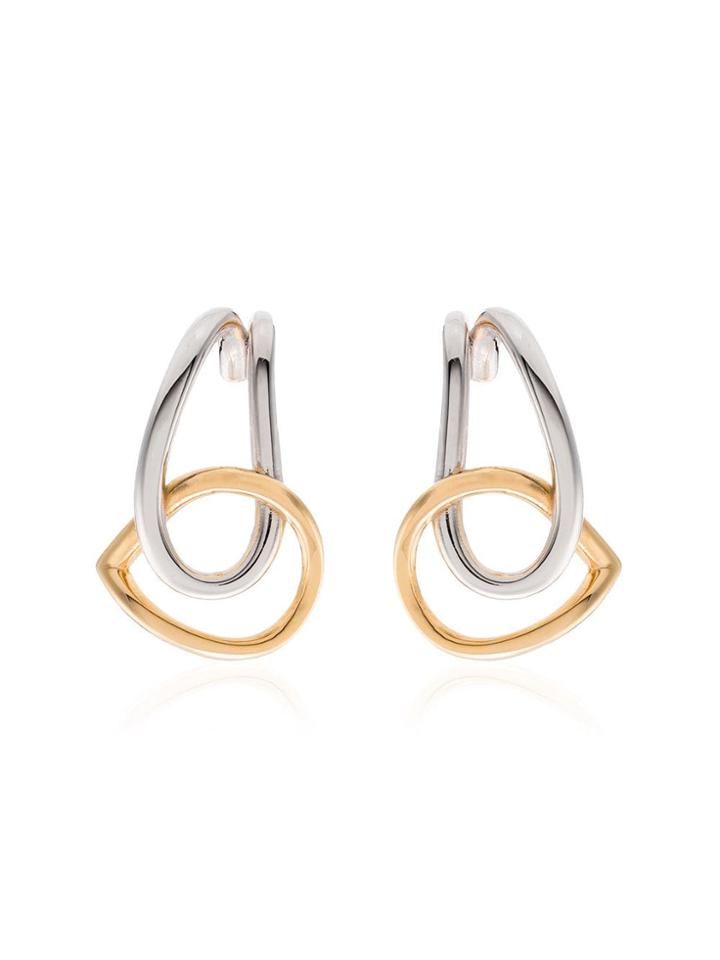 Charlotte Chesnais Blaue Earrings - Gold/silver