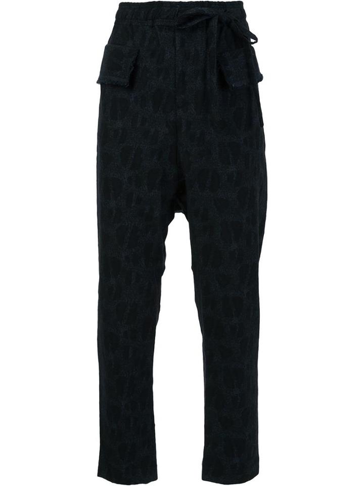 Damir Doma Elasticated Waistband Slim-fit Trousers, Men's, Size: Xl, Blue, Acetate/virgin Wool/cotton