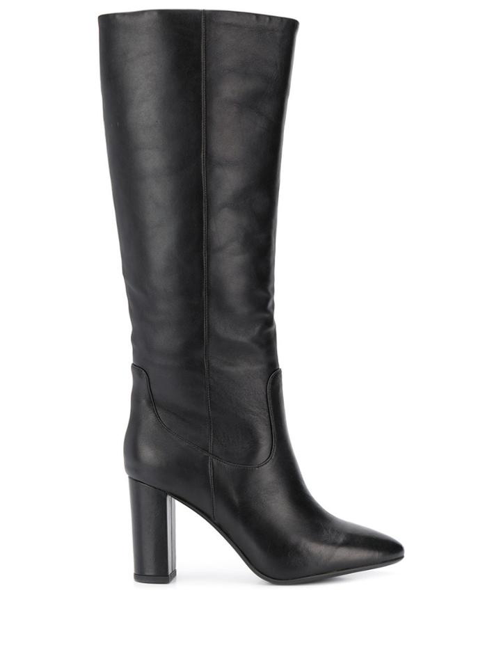 Lola Cruz Thatcher Knee-high Boots - Black