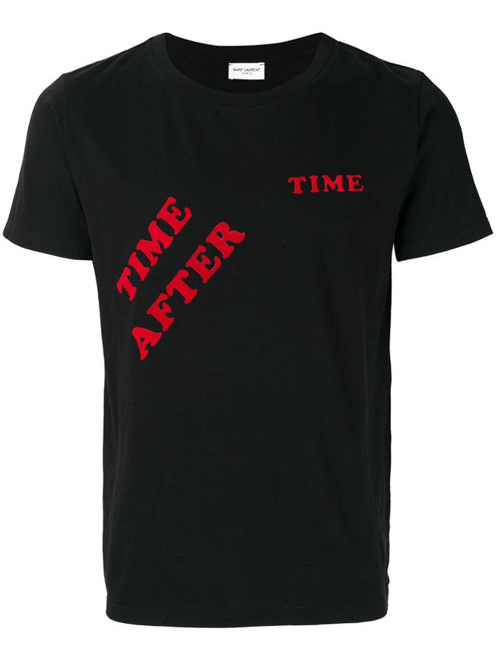 Saint Laurent Time After Time T-shirt - Black
