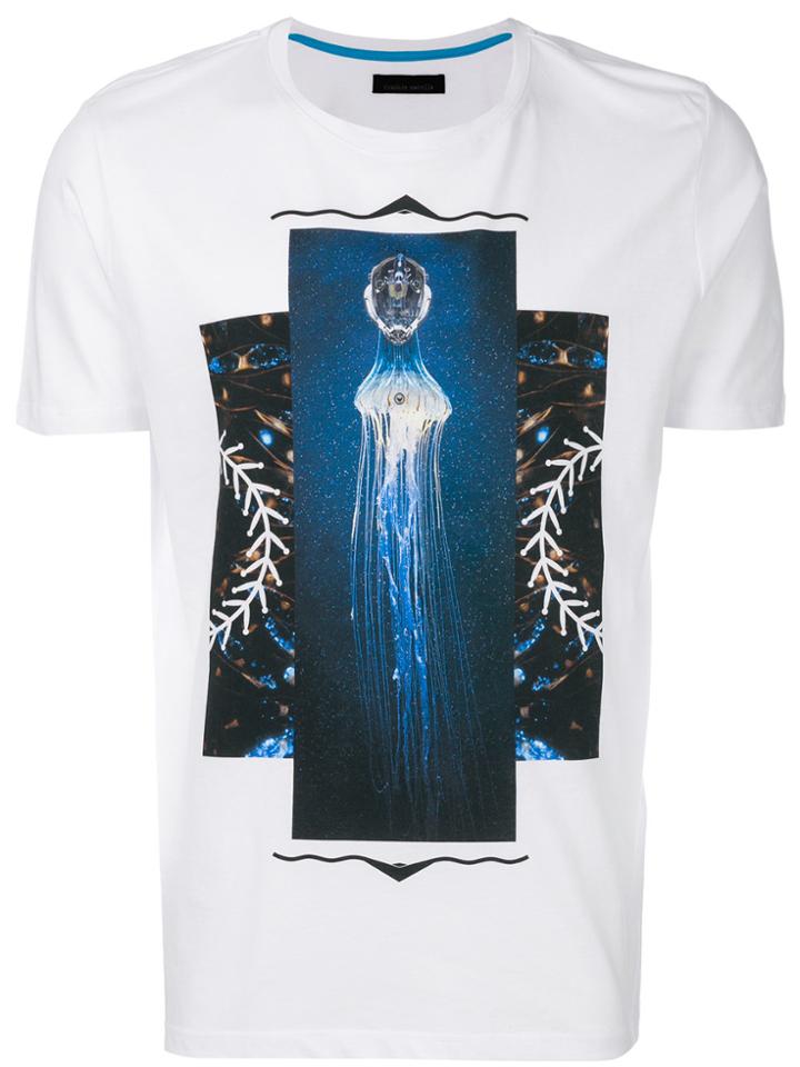 Frankie Morello Graphic Print T-shirt - White