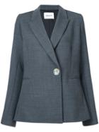 Georgia Alice - Classic Blazer - Women - Polyester/spandex/elastane/virgin Wool - 8, Grey, Polyester/spandex/elastane/virgin Wool