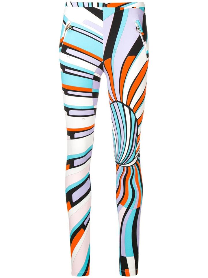 Emilio Pucci Shell Print Leggings - Pink